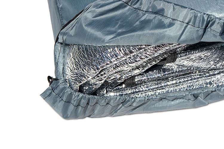 Foldable Folding Double Aluminum Film EVA Camping Mat Waterproof Sleeping Mattress Mat Pad Outdoor Picnic Mat 200*200*0.25