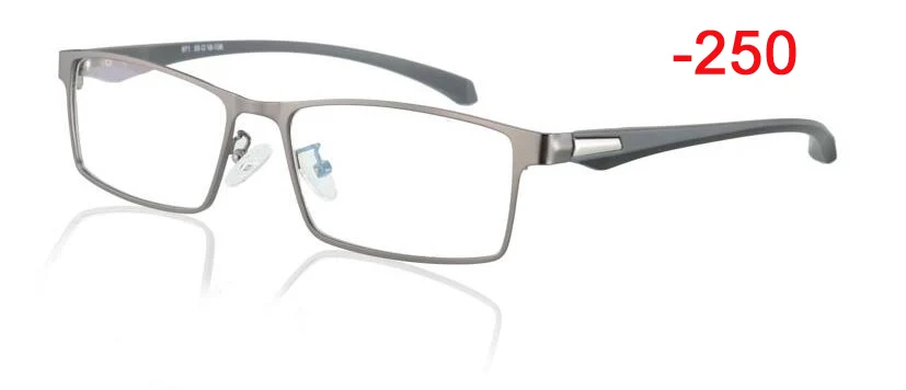 1.0 to-4.0 Retro Round Sun Photochromic Finished Myopia Eyeglasses Frame Men Women with color lens Sun glasses Myopia Eyewear - Цвет оправы: Gray-250