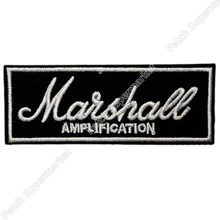 MARSHALL Amps логотип Hardcore вышитая музыкальная группа железо на и пришить на патч тяжелый металл на заказ патч