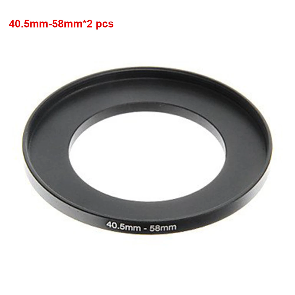 

JUST NOW High-quality 2PCS 40.5-58MM Step-Up Ring Filter Adapter (40.5MM Lens to 58MM Accessory) (2 PCS Ring Filter Adapter)