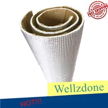 Linsten 140 см x 100 см автомобиль капот двигатель межсетевой экран тепловой коврик Deadener звукоизоляция мертвый материал наклейка из алюминиевой фольги