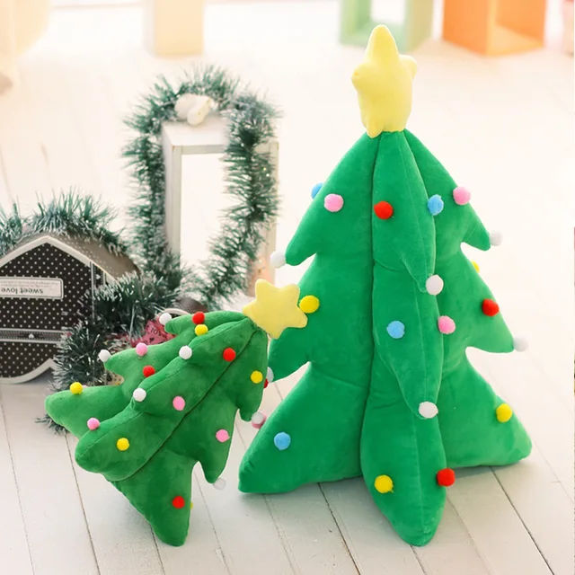 33cm light music christmas tree plush toy luminous musical plush musical christmas tree lights