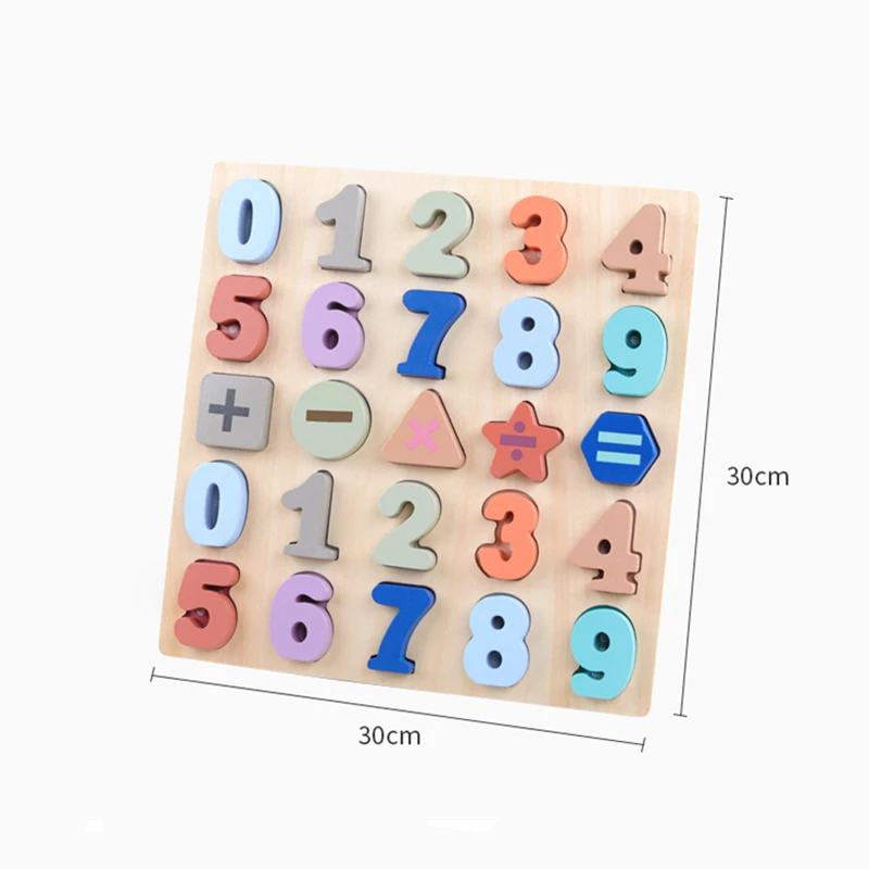 30-30CM-Baby-Kids-Puzzles-Wooden-Toys-Alphabet-Digital-Board-Wooden-Puzzles-Kids-Early-Learning-Educational (5) - 