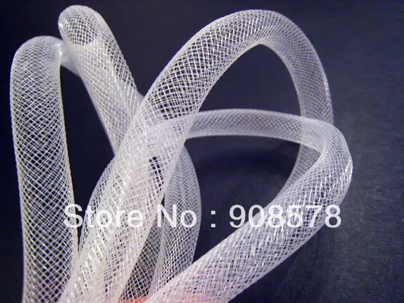 Белая труба Crin для аксессуаров для волос(ширина 16 мм) 60 ярдов