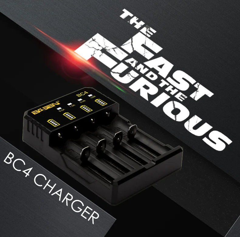 BC4 Basen Electronics rechargeable li-ion battery charger 4 slot intelligent 18650 battery charger INPUT OUTPUT _01
