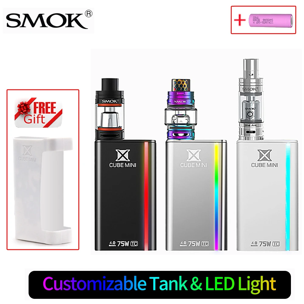 Оригинальный SMOK XCube Mini 75 Вт коробка мод светодиодный светильник индивидуальный