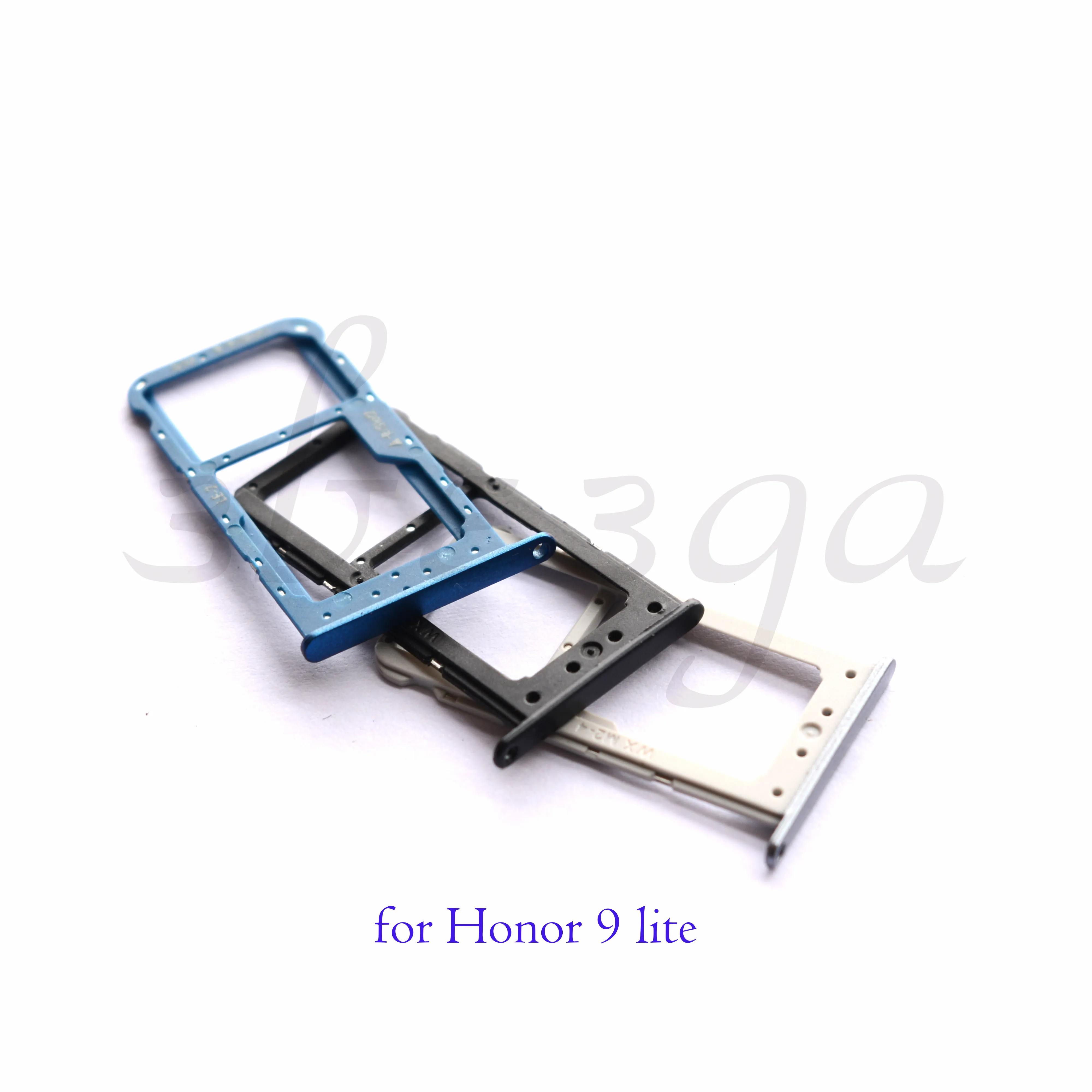 

original new Nano SIM/ Micro SIM Card Tray Holder Micro SD Card Slot Holder Adapter for Huawei Honor 9 lite Youth Edition