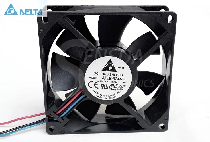 for delta AFB0824VH -R00 8025 8cm 80mm DC 24V 0.21A server inverter industrial axial cooling fans blower alarm signal | Компьютеры и