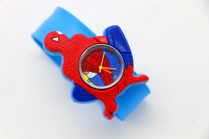 Модные детские часы с эластичным ремешком, детские наручные часы с рисунком Бэтмена, силиконовый на мягкой застежке, подарок для детей, Relogio Feminino bayan kol saati