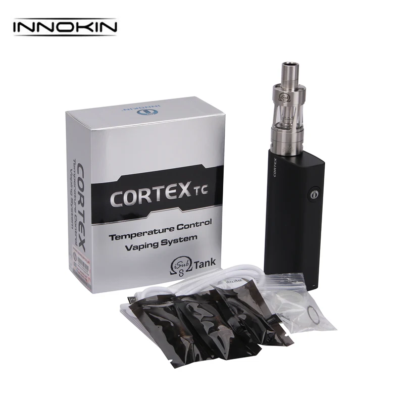 

Original Innokin iTaste Cortex 80W TC With iSub S Kit 3300mah Cortex Battery Temp Control 80W 4.5ml iSub S Tank