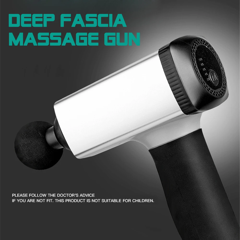 

Tissue Massage Gun Muscle Massager Muscle Pain Management after Training Exercising Body Relaxation Slimming Shaping Pain Relief