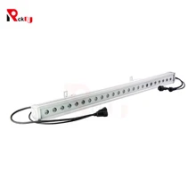 1 шт. 24*8 Вт наружная RGBW 4в1 Водонепроницаемая светодиодная шина, настенная шайба, Led Dmx управление, сценический свет для церковного пейзажа