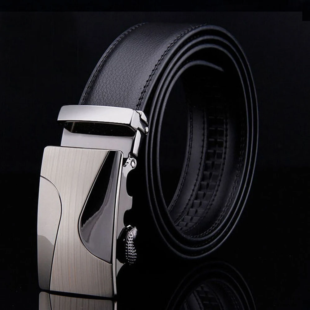 Aliexpress.com : Buy Automatic Buckle Belts Men Designer Leather Strap ...