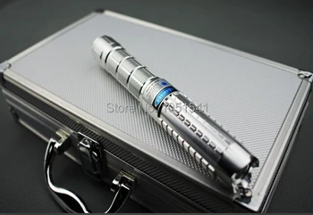 

High Power Military 450nm 1000000m 100W Blue Laser Pointer Flashlights Light Burning Match/dry wood/black/Burn cigarettes