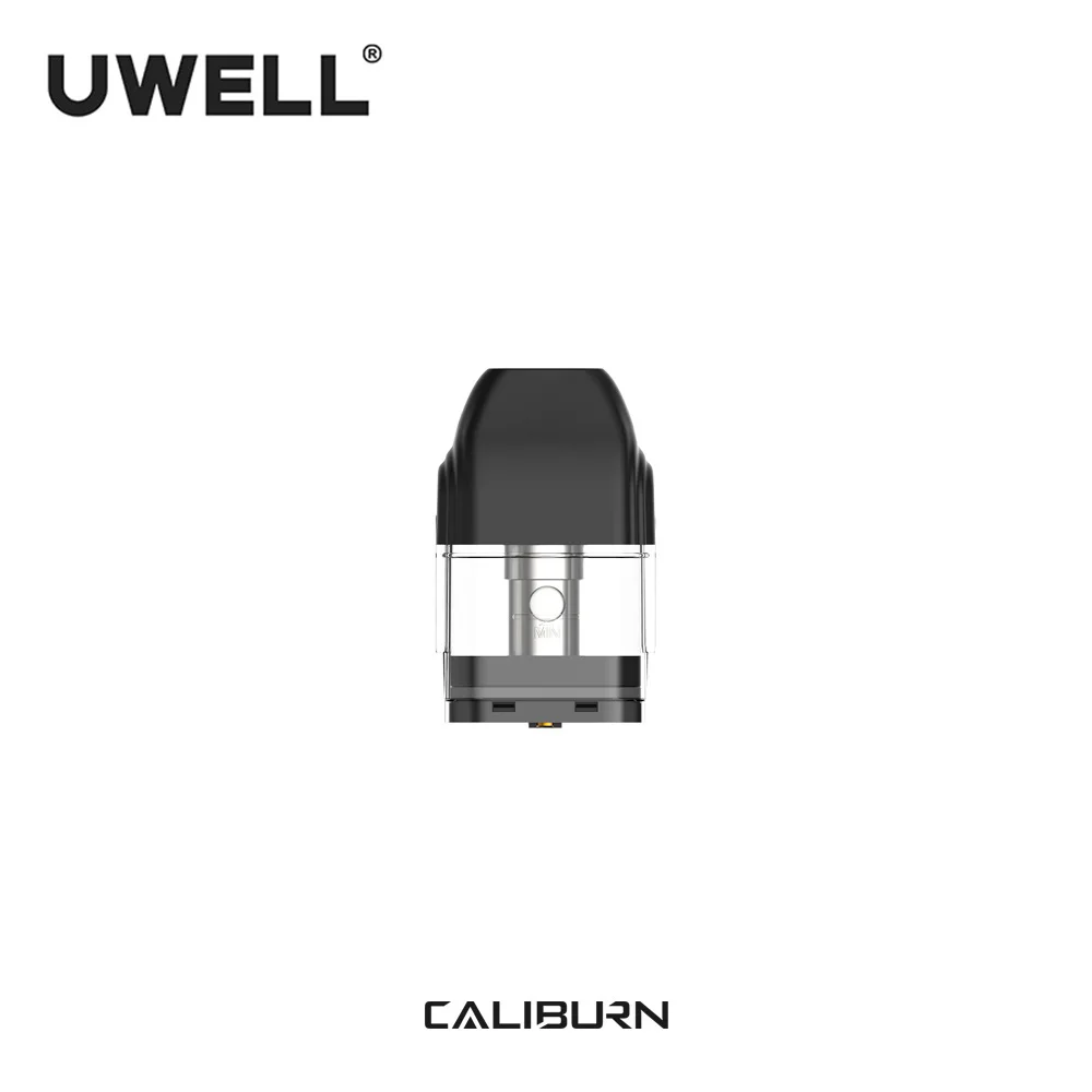 Prix En Stock!!! UWELL 4 pcs paquet cartouche de gousse de calibre 2ml cartouche de Vape pour Kit de Caliburn cartouche de Vape de Cigarette électronique
