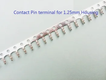 

100 Set DIY 1.25 mm Pitch JST Connector Crimp Terminal Contact Pin Wire Gauge AWG 32 to 28 for 1.25 mm Pitch Connector Housing