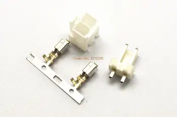 

50sets/lot VH3.96 2Pin,Pitch:3.96MM, Pin Header + Terminal + Housing, VH3.96-2P