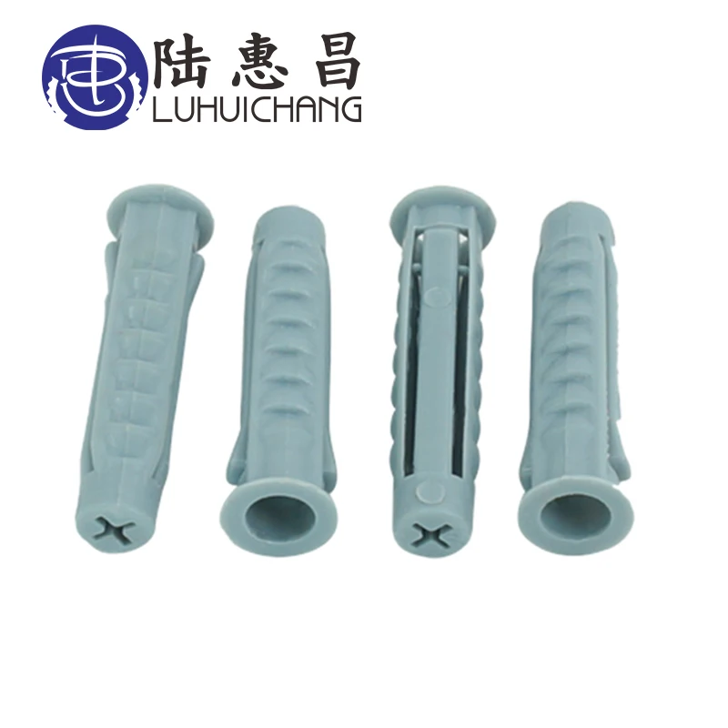 

luchang plug plastic pipe column expansion tube screw anchor plug wall plugs