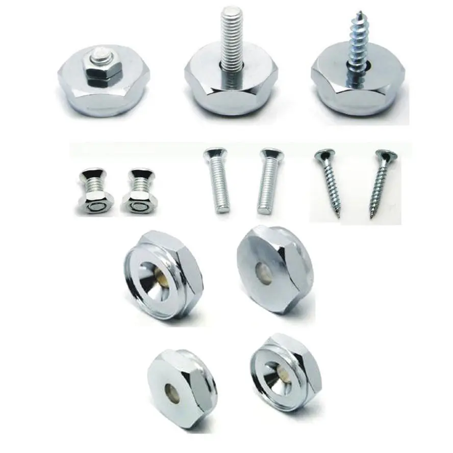 Metal License Plate Frame Bolts Screws Set Fasteners Fit For Land Rover