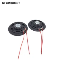 חוט 2pcs הרבה חדש 2pcs / הרבה חדש דק צעצוע ברכב צופר 8 אוהם 0.5 וואט 0.5W 8R הדובר קוטר 57mm 5.7CM עם חוט (5)