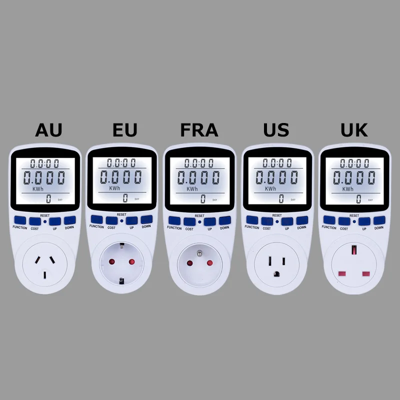 

Digital LCD Voltage Wattmeter Power Analyzer Electronic Power Meter Energy Meter Automatic Kwh Power Switch Socket