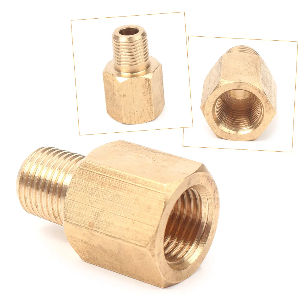 Автомобильный 1/8 &quotМужской NPT до 1/8&quot Женский BSPT муфта Латунная Труба фитинг