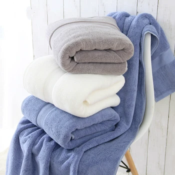 

80*160cm 900g Thick Luxury Egyptian Cotton Bath Towels Eco-friendly Beach Terry beach towel for Adults Serviette de Bain