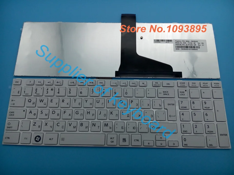 Русская клавиатура для ноутбука Toshiba Satellite C850-B6W L850 L850D L855 L855D 9 z.nusu.10r | Компьютеры и