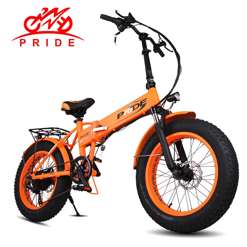 PRIDE Electric bike 20inch Aluminum Foldable electric Bicycle 48V12.5A 350W 6Speed Electric Fat Tire bike & Mountain Power bike PRIDE Electric bike 20inch Aluminum Foldable electric Bicycle 48V12.5A 350W 6Speed Electric Fat Tire bike & Mountain Power bike