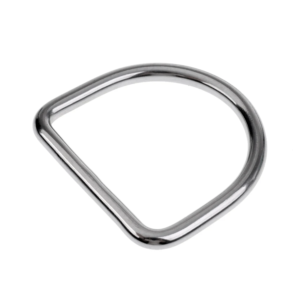 Scuba Diving Dive 316 Stainless Steel D Ring for 2''/5cm Weight Belt Webbing Harness Side Mount Gear Accessories