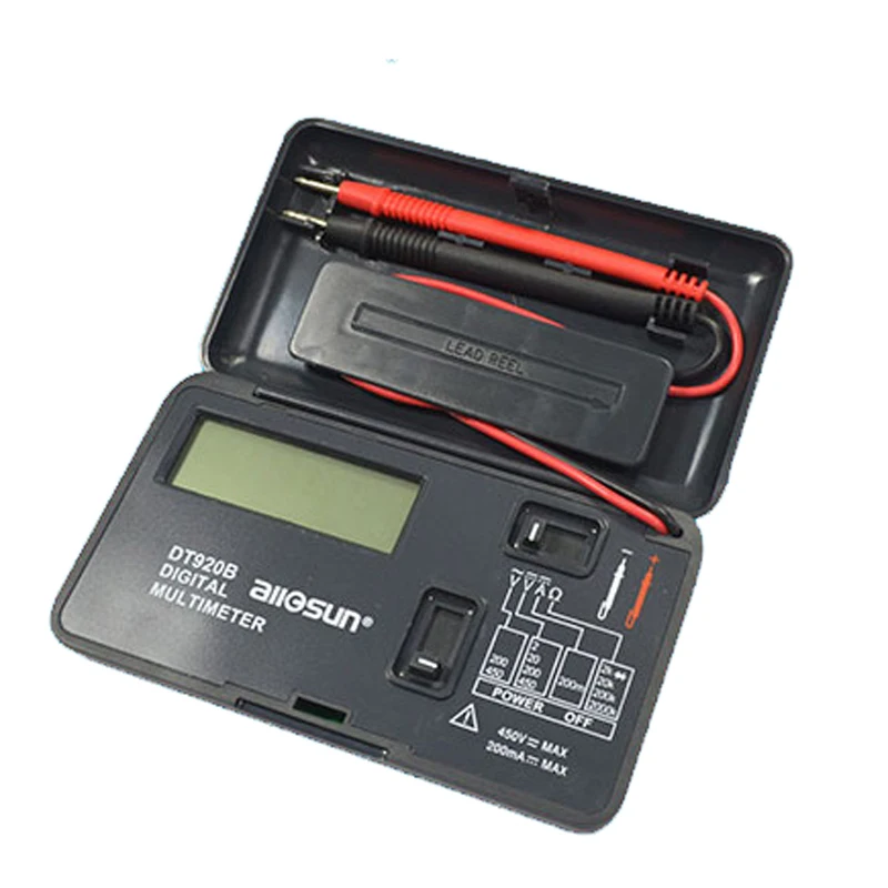 Pocket size portable digital multimeters Voltmeter Ohmmeter Ammeter CE ...