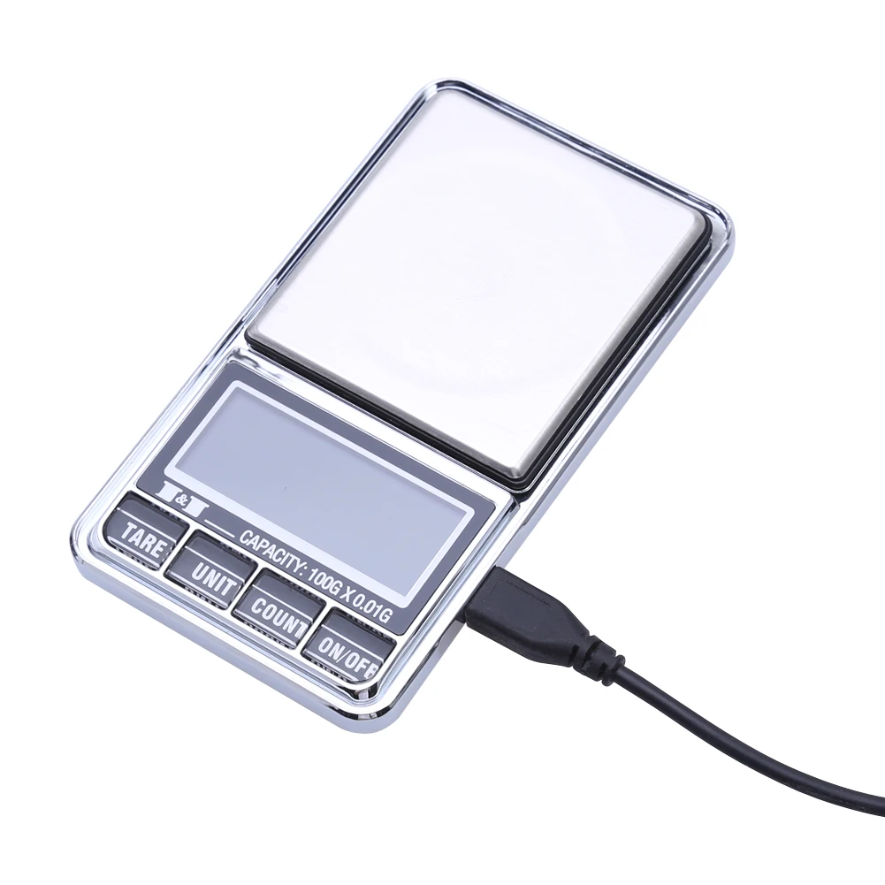 Mini 0.01g digital Pocket Scale Weighing Electronic Scale Jewelry Mini