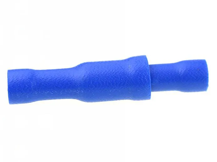 Lot of 100 Pcs 16-14 2-4 Blue Spade Connector Electrical Terminals Wire Butt New