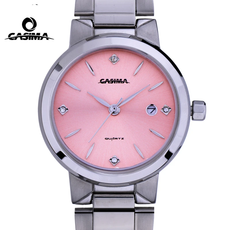 CASIMA Ladies Watch Women Top Brand Luxury Fashion Waterproof Stainless Steel Quartz Wrist Watch Womens Clock Relogio Feminino burei 2017 women watches top brand luxury ladies quartz wrist watch womens fashion waterproof clock hours woman relogio feminino