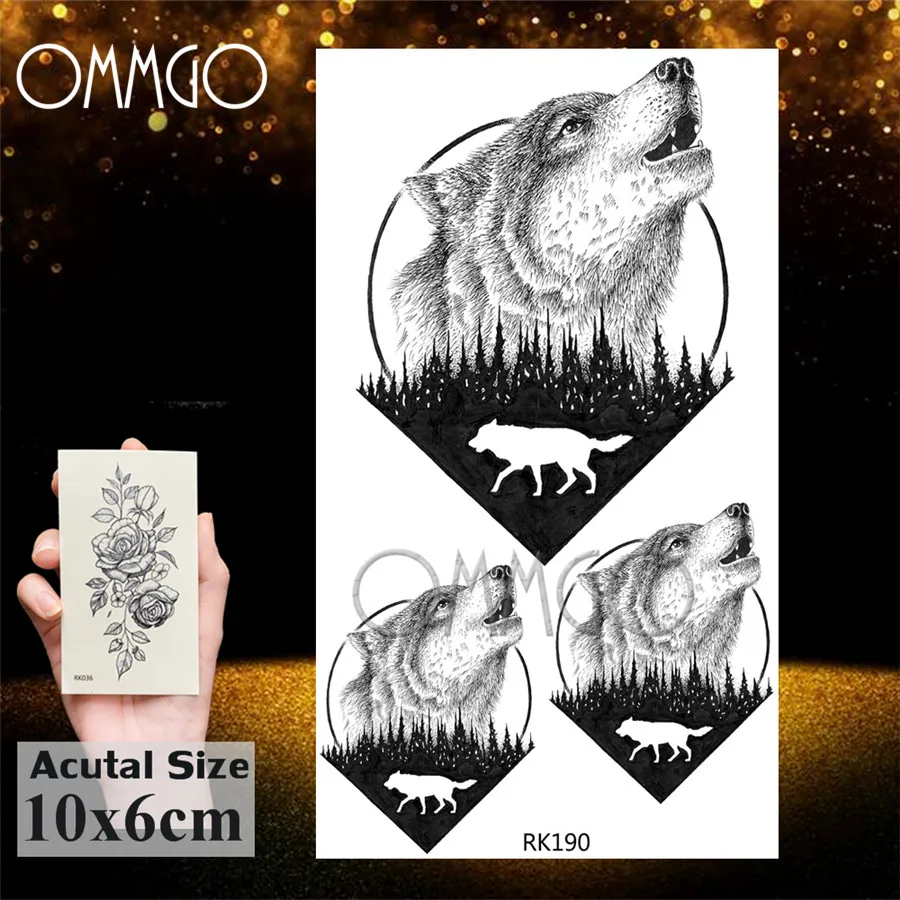 OMMGO маленькие мультфильмы красочные морские коньки Временные татуировки для