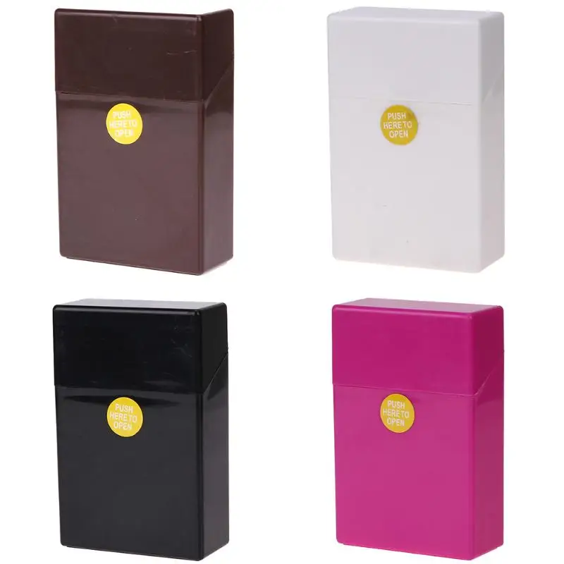 

4 Colors Cigars Cigarette Case Portable Plastic Box Tobacco Holder Pocket Box Storage Container Smoking Accessories to Choice