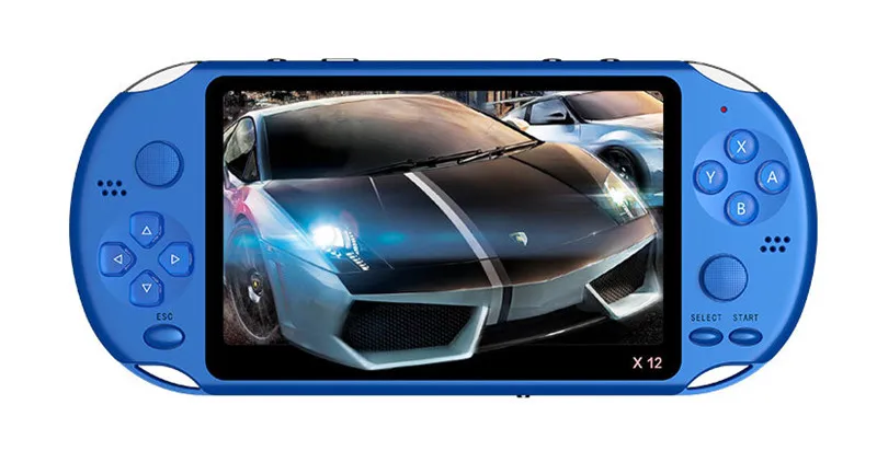 5,1 дюймов настоящий цвет большой экран портативная игровая консоль двойной рокер X12 видео игровая консоль