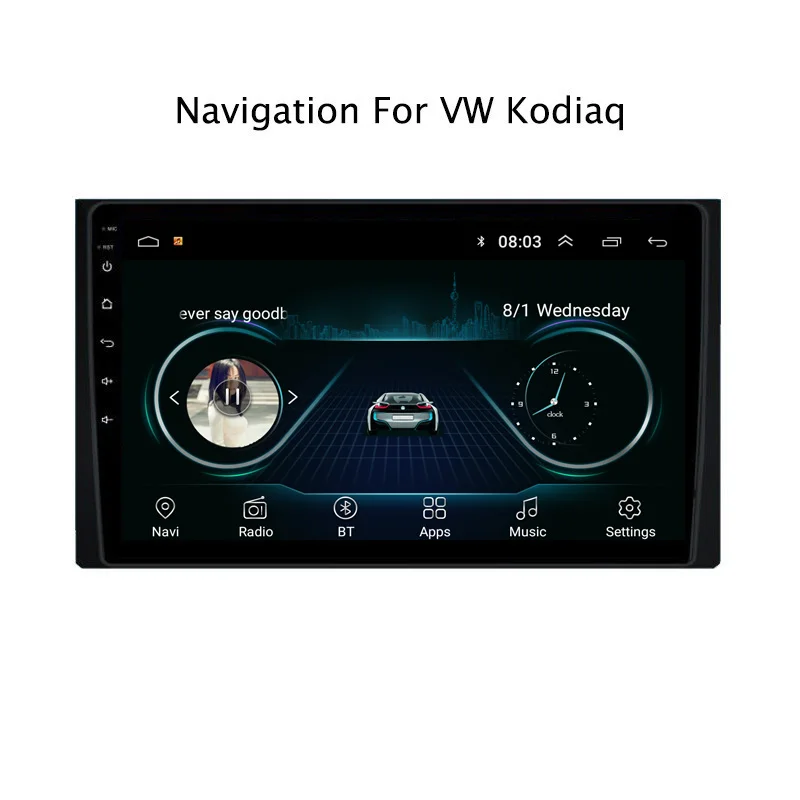 10 1 &quot2.5D IPS Android 8 автомобильный DVD GPS плеер для Skoda Kodiaq 2016-2018 Радио стерео головное