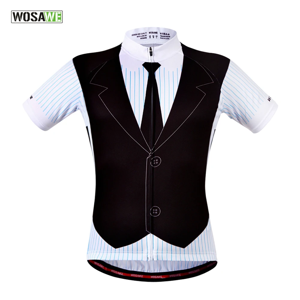 

fcfb cycling WOSAWE Bicycle Bike Shirts Maillot Ciclismo Custom Cycling Jerseys Short Sleeve Quick-Dry Gentleman Cycling Tops