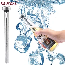 2 шт./компл. Нержавеющая сталь пивная палочка охладитель для пива виски охладитель вина охлаждающий стержень бар лед на палочке кухня с посудой для бара инструменты