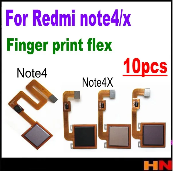 10 шт. сканер отпечатков пальцев для xiaomi redmi note 4 4X | Мобильные телефоны и аксессуары