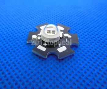 

100pcs 3w 850nm infrared IR LED for night vision camera with 20mm Star PCB