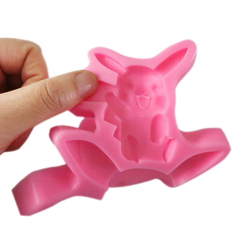 Yueyue Sugarcraft Pokemon Pikachu Silicone Moule Fondant Gateau Moule De Decoration De Gateau Outils Chocolat Gumpaste Moule Aliexpress