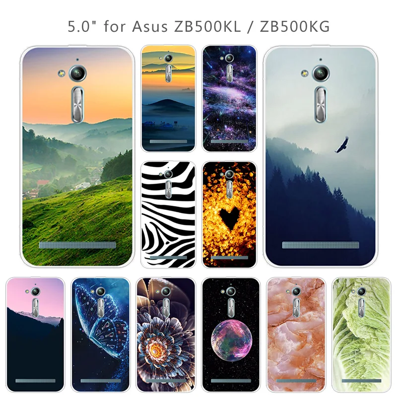 Мягкий гелевый Чехол для ASUS ZB500KL прозрачный силиконовый чехол Zenfone Go 5 0 дюйма