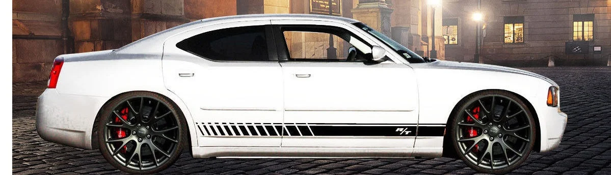 Для 2 шт./1 пары Dodge Charger Ralley автомобильные наклейки в полоску графика винил 2006