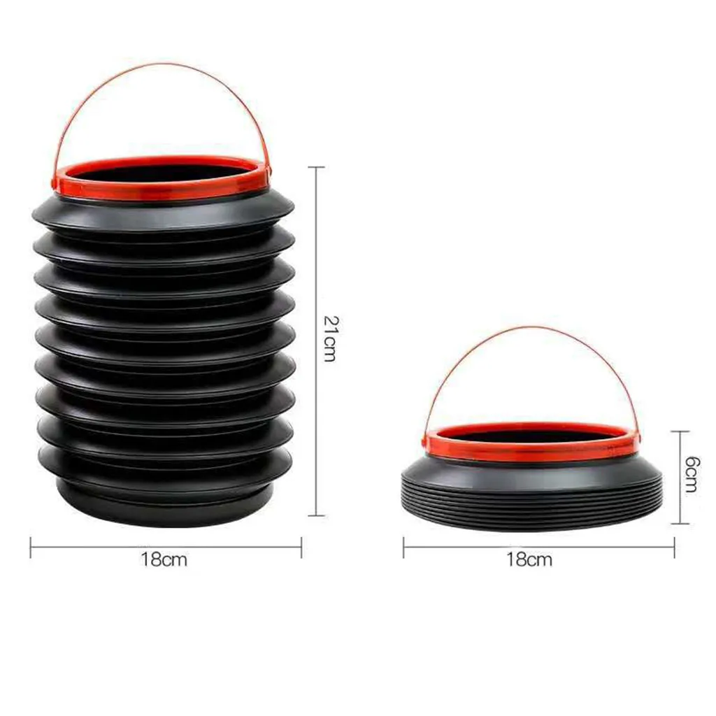 Автомобильная многофункциональная телескопическая 4L корзина для мусора, автомобильное пластиковое ведро для хранения#10 июля