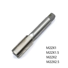 1PC M22 HSS Tap Straight Flute Machine Tap M22X2 M22X1 M22X1.5 Metric Tap Drill Thread Die Tap Right Screw Plug Hand Tool