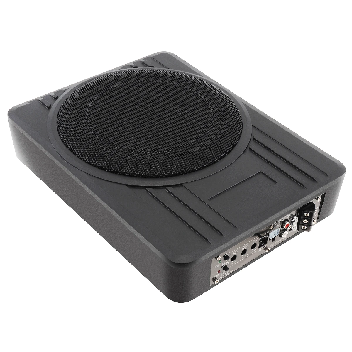 Altavoz Universal de Subwoofer de coche 8 pulgadas 600 W Delgado coche bajo asiento coche activo Subwoofer amplificador de bajo altavoz negro fuselaje slim Altavoz Universal de Subwoofer de coche 8 pulgadas 600 W Delgado coche bajo asiento coche activo Subwoofer amplificador de bajo altavoz negro fuselaje slim