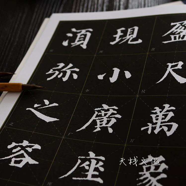 Cuaderno de caligrafía china libro para Mo Bi Zi Yan Zhen Qing Duo Bao Ta Bei... 84 páginas 37*26 cm Cuaderno de caligrafía china libro para Mo Bi Zi Yan Zhen Qing Duo Bao Ta Bei... 84 páginas 37*26 cm