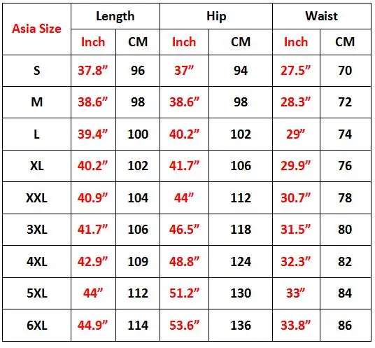 6XL Long Pant